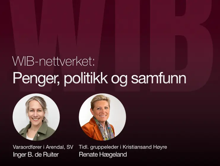 WIB-lunsj: Penger, politikk og samfunn