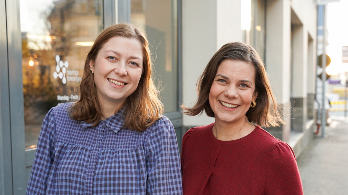 Fv: Maiken Græsli McNeill (U40 og SmartOrg) og Stina Ask Mikkelsen (UiA).