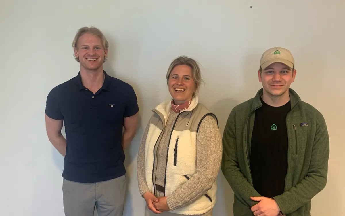 Fv: Marius Jensen, Amalie Eilertsen og Simen Osberg. I tillegg er Ole Martin Mørk med å arrangere, men ikke tilstede på bildet.