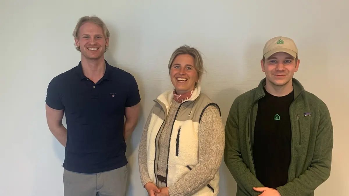 Fv: Marius Jensen, Amalie Eilertsen og Simen Osberg. I tillegg er Ole Martin Mørk med å arrangere, men ikke tilstede på bildet.