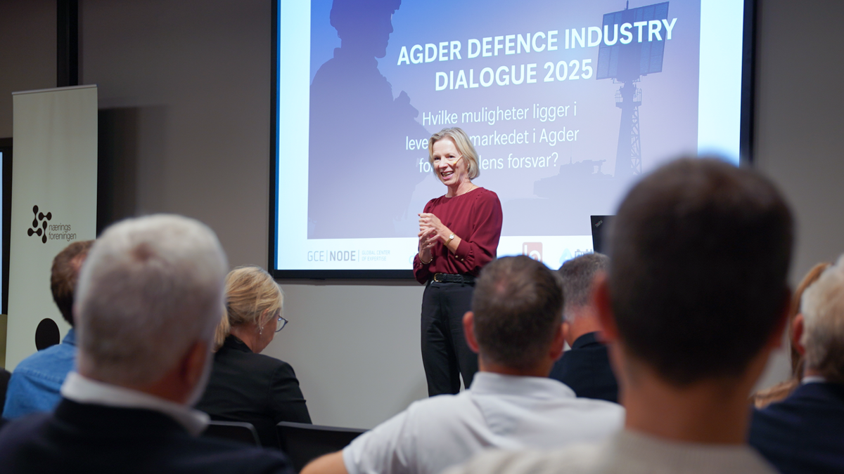 Statssekretær i Forsvarsdepartementet Marte Gerhardsen (Foto: Næringsforeningen)