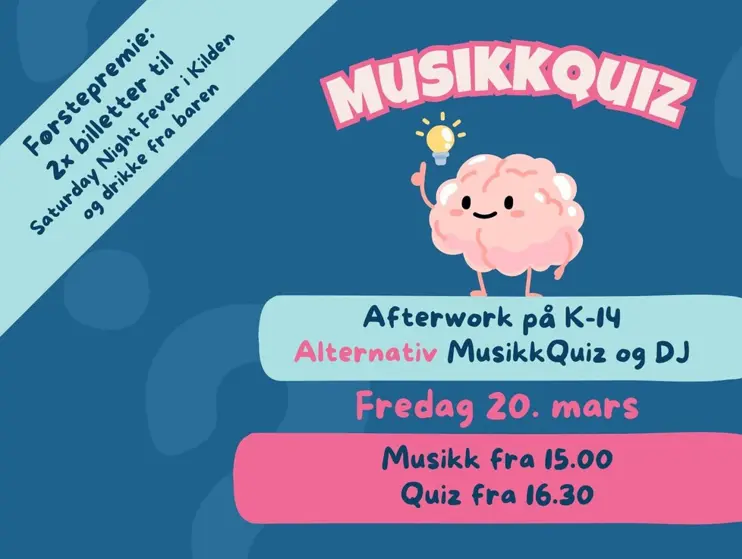 Afterwork m/Musikkquiz @ K14