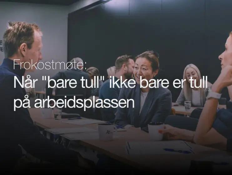AVLYST PGA. SYKDOM, NY DATO KOMMER: Når “bare tull” ikke bare er tull på jobb – om kultur, grenser og inkluderende arbeidsmiljø