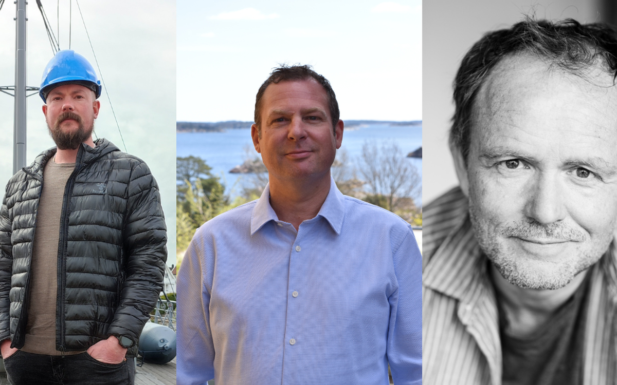 Fv: Hallvard K. Klungtveit, Erik Engenes, Knut Markhus