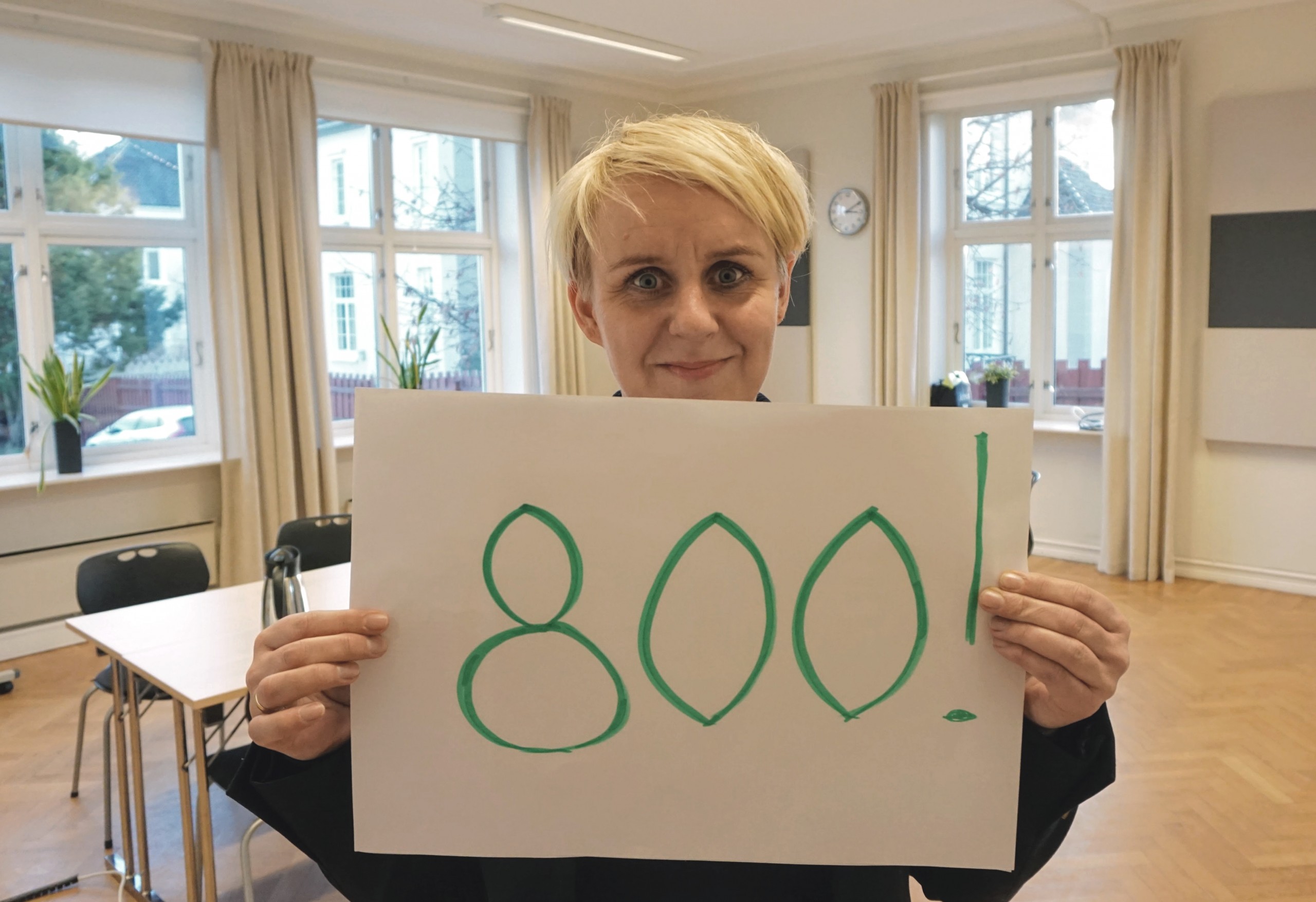 Hvem blir medlem nummer 800?