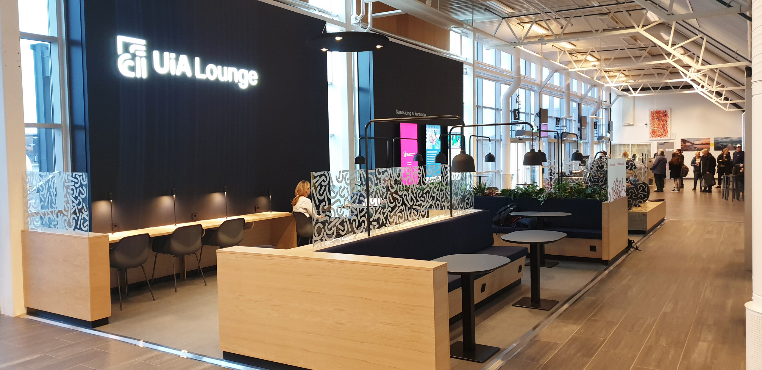 UiA åpnet lounge på Kjevik