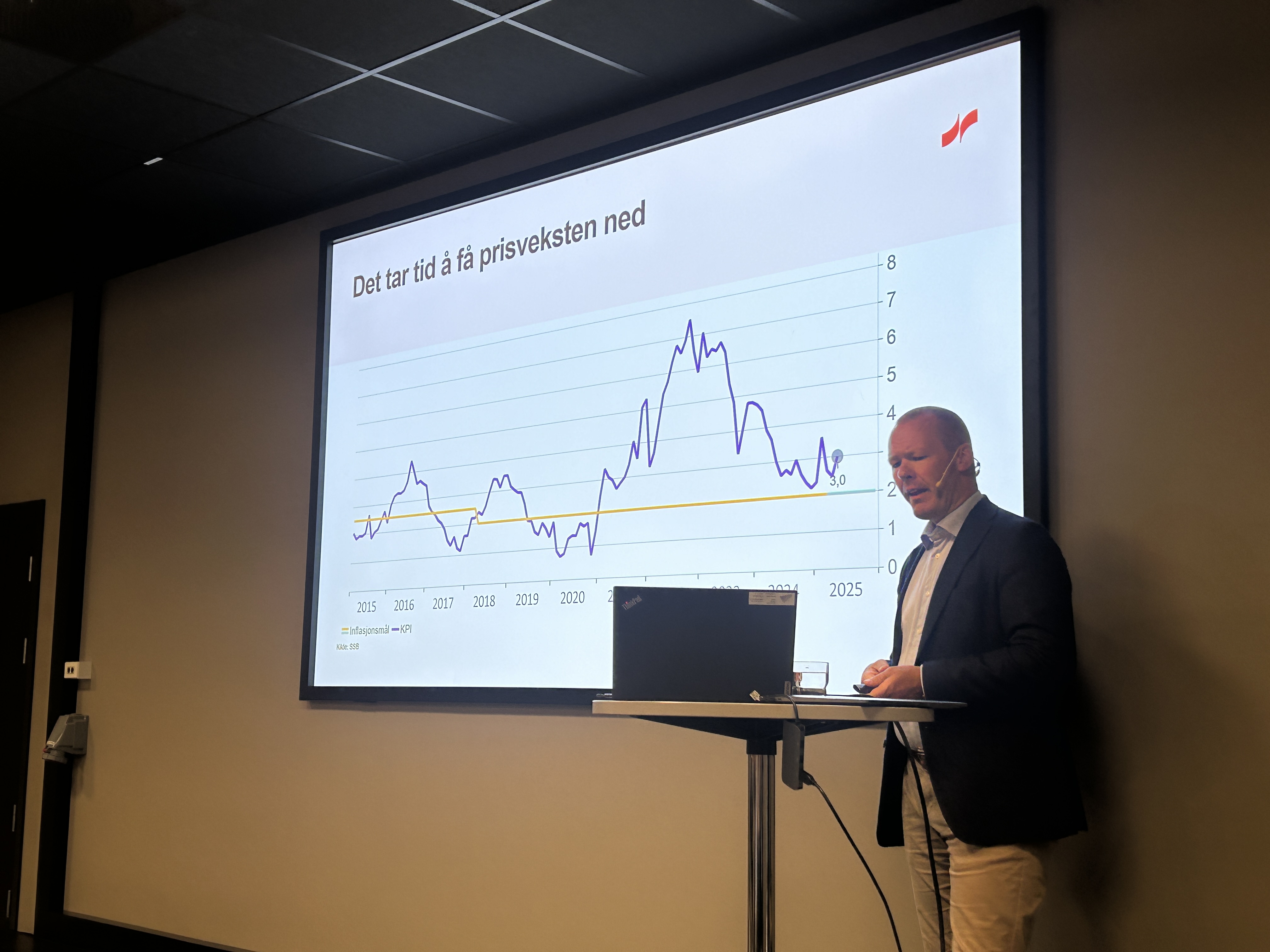 Sjeføkonom Tore Grobæk Vamraak i Sparebanken Norge.