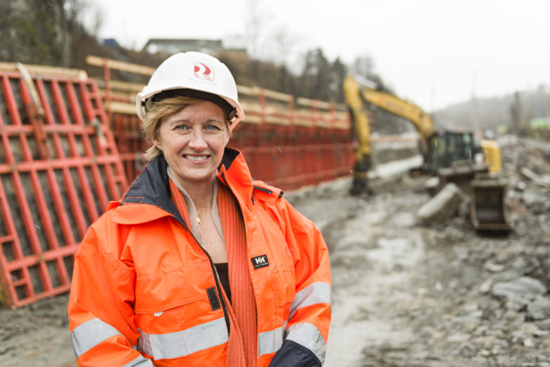 Mona Mortensen, Repstad Anlegg AS Foto: Kjell Inge Søreide