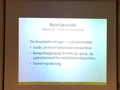 Bymiljøavtalens tre størst utfordringer 