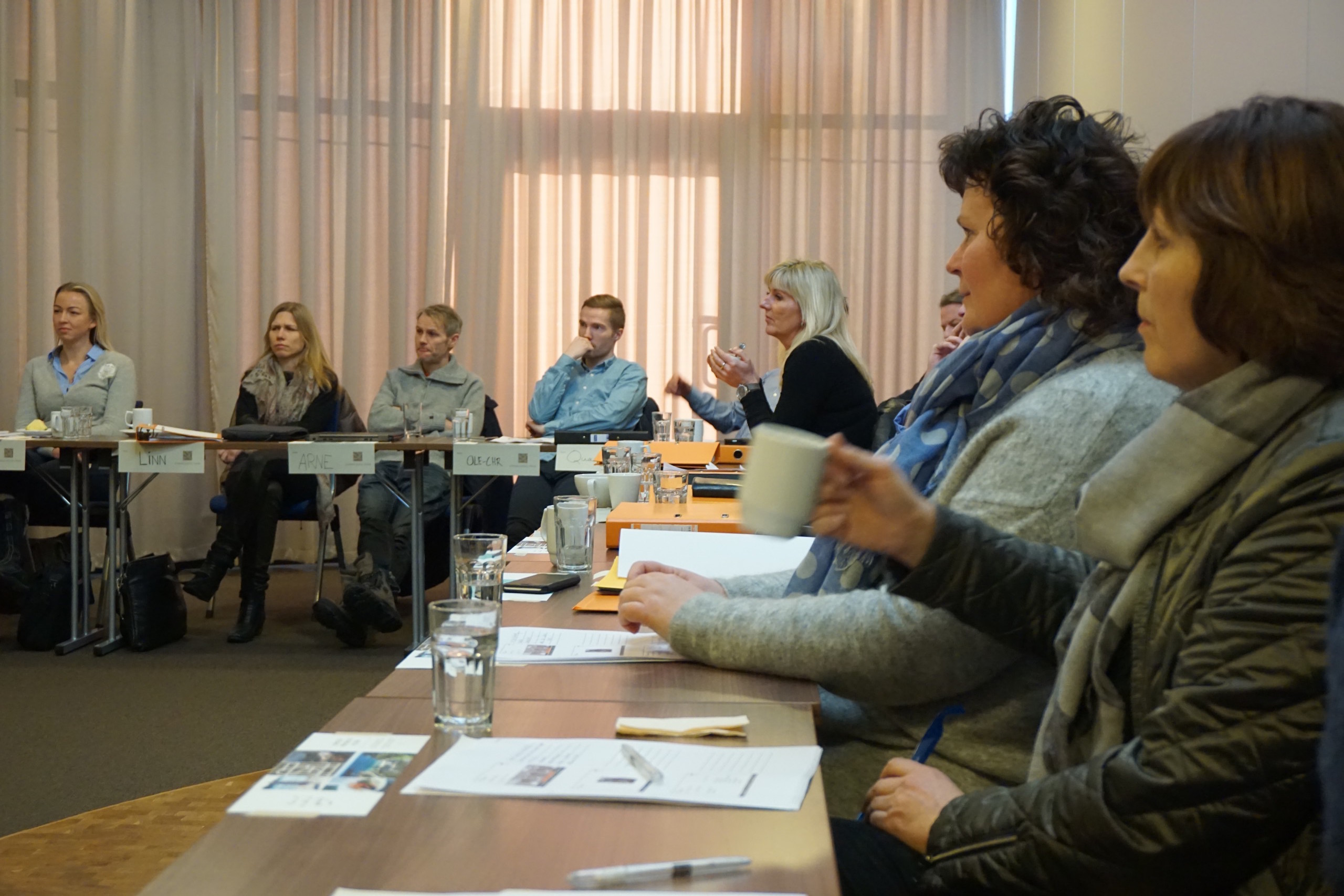 Deltakerne på modul to av lederutviklingskurset var veldig engasjerte. 