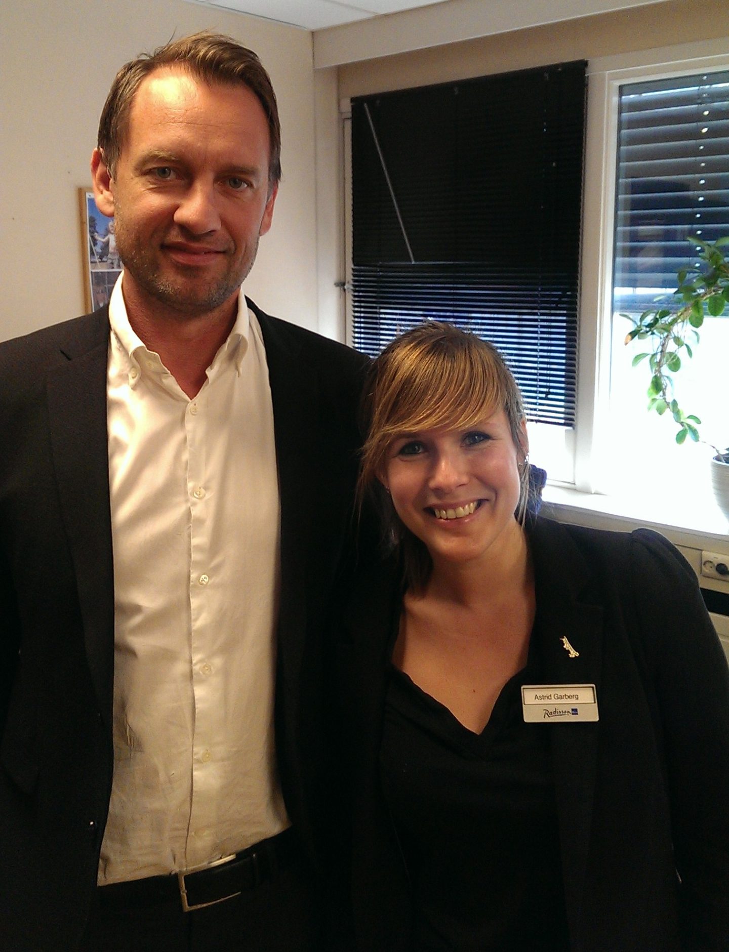 Salesmanager Morten Halvorsen og Director of Sales Astrid Garberg fra Radisson Blu Caledonien