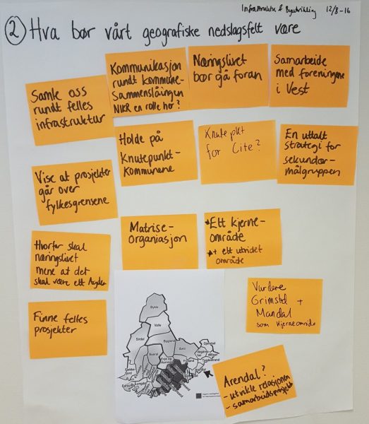 Hva bør vårt geografiske nedslagsfelt være?